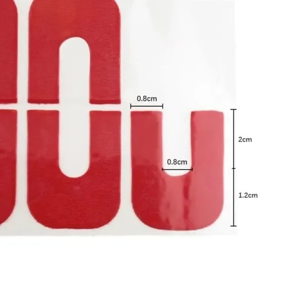 U Shape Nail Polish Protector Stickers 10 Pcs - Picture 4 of 5